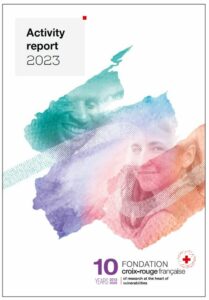 Activity report 2023 cover | French Red Cross Foundation